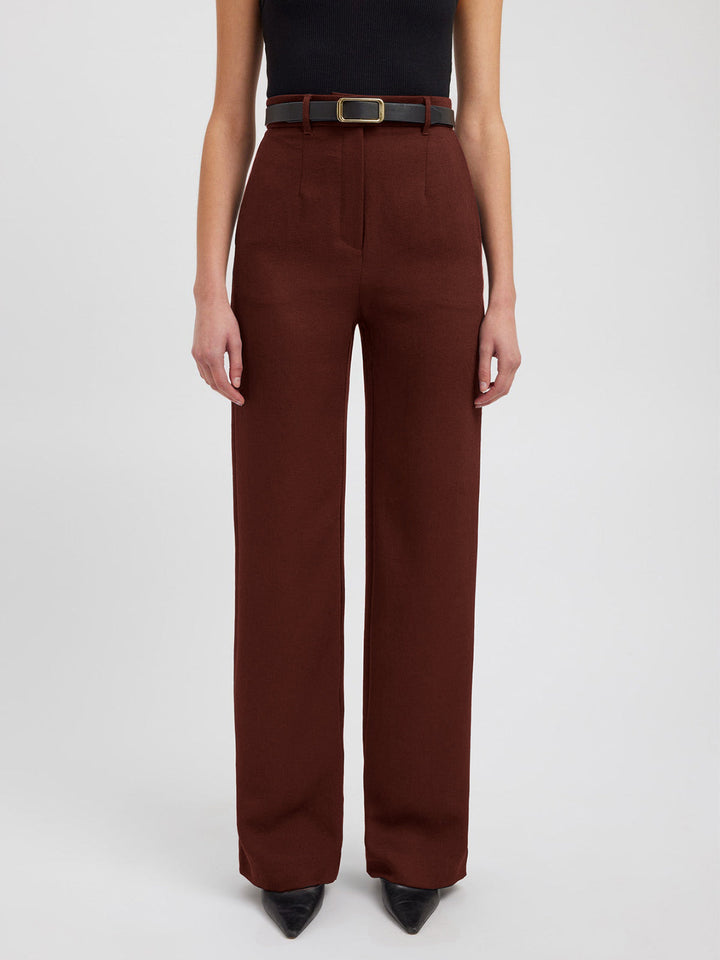 Business Casual Pockets Gerade Hose