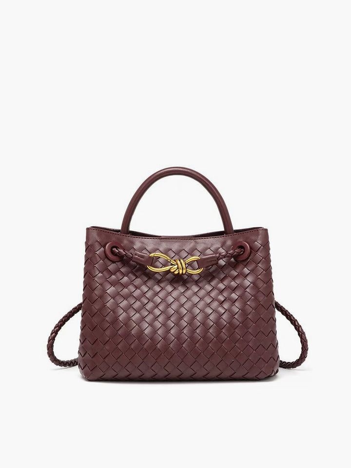 Tasche mit Metalldetail und Drehgriff