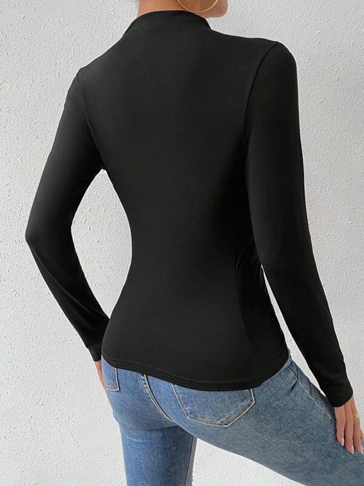 Colorblock Langarmshirt