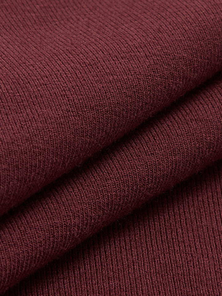Kreuzkragen-Shirt mit Falten und Raffung