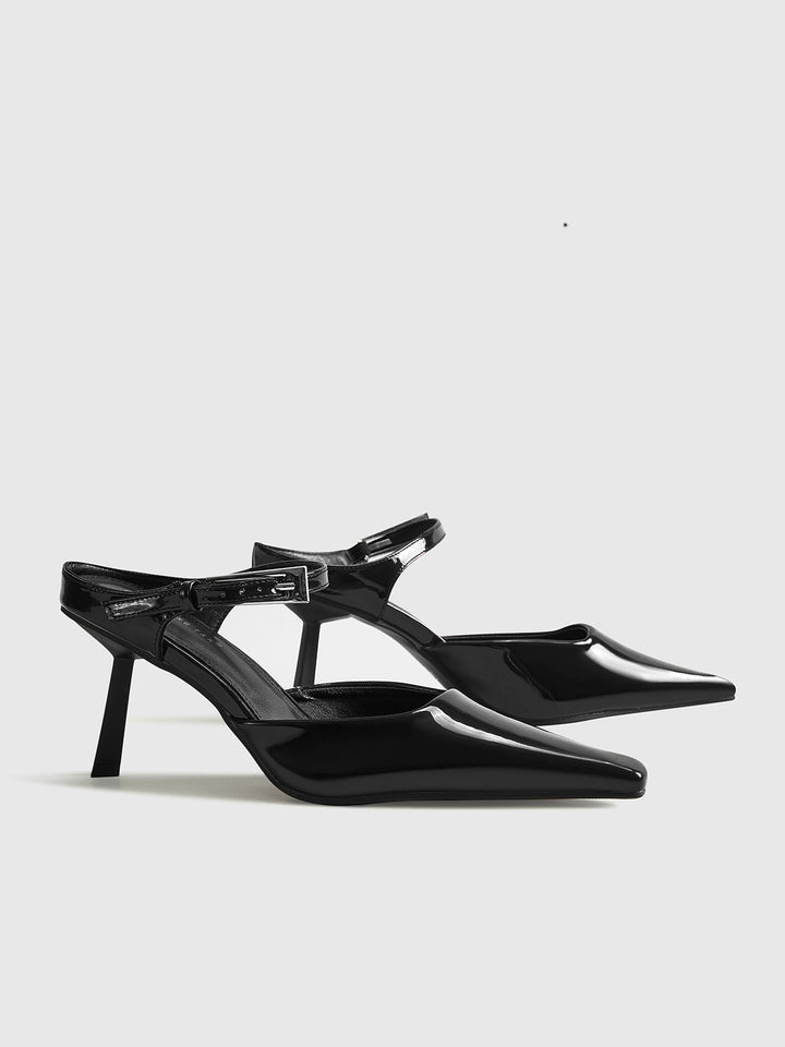 Spitze Zehen Riemchen High Heel Schuhe