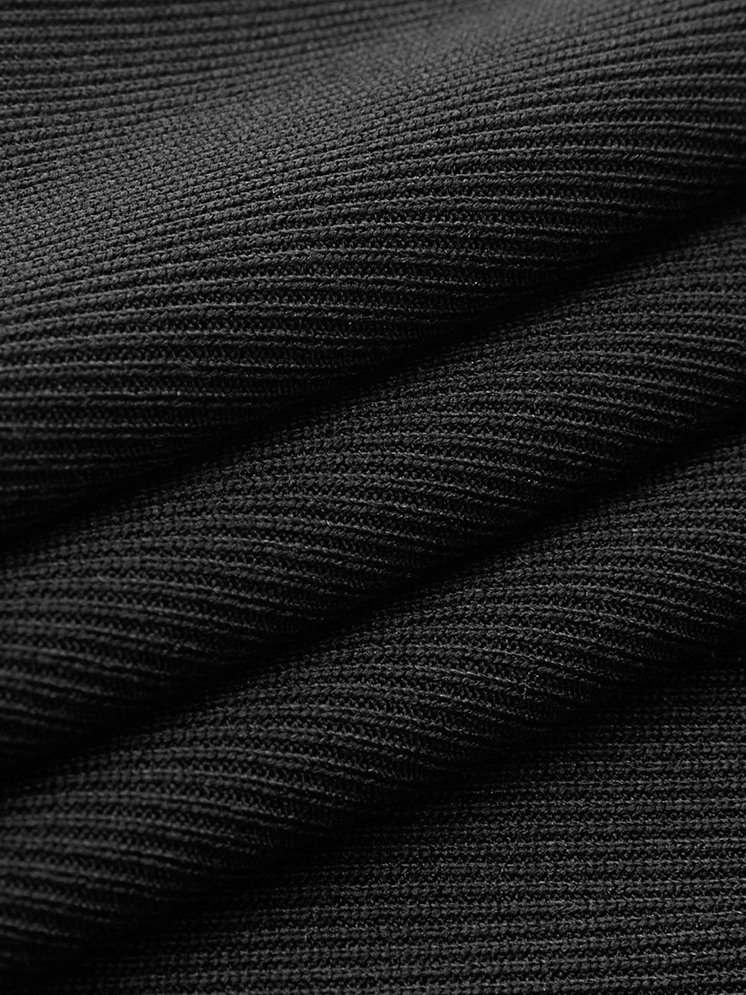 Rüschen-Strick-Wickel-Maxikleid