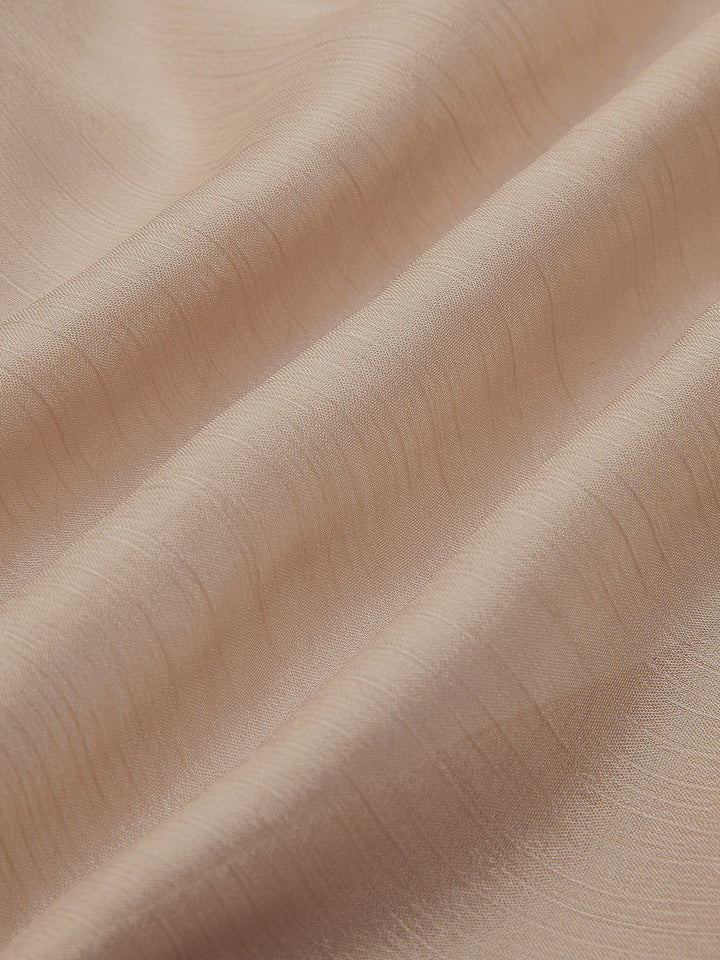 Sheer Rollkragen Rüschen Chiffonbluse