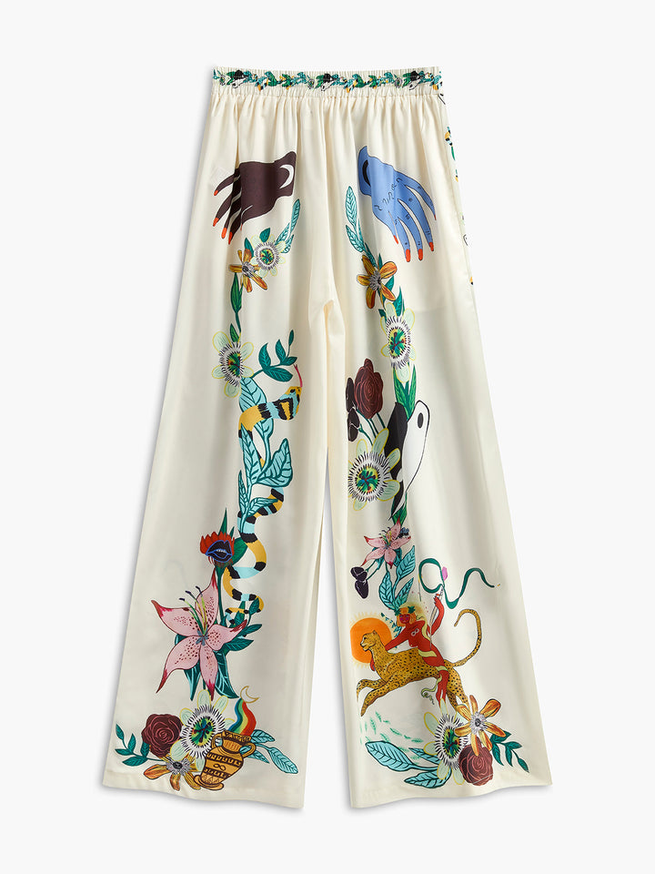 Blumenmuster Hose Set