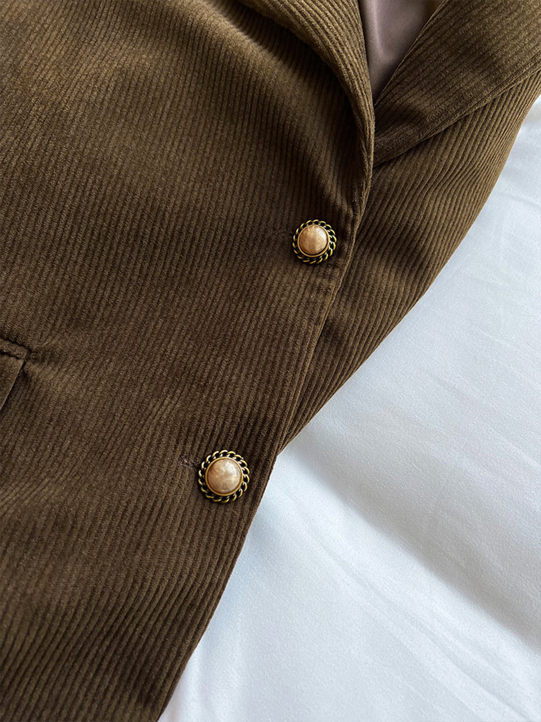 Schulterpolster Kord Blazer