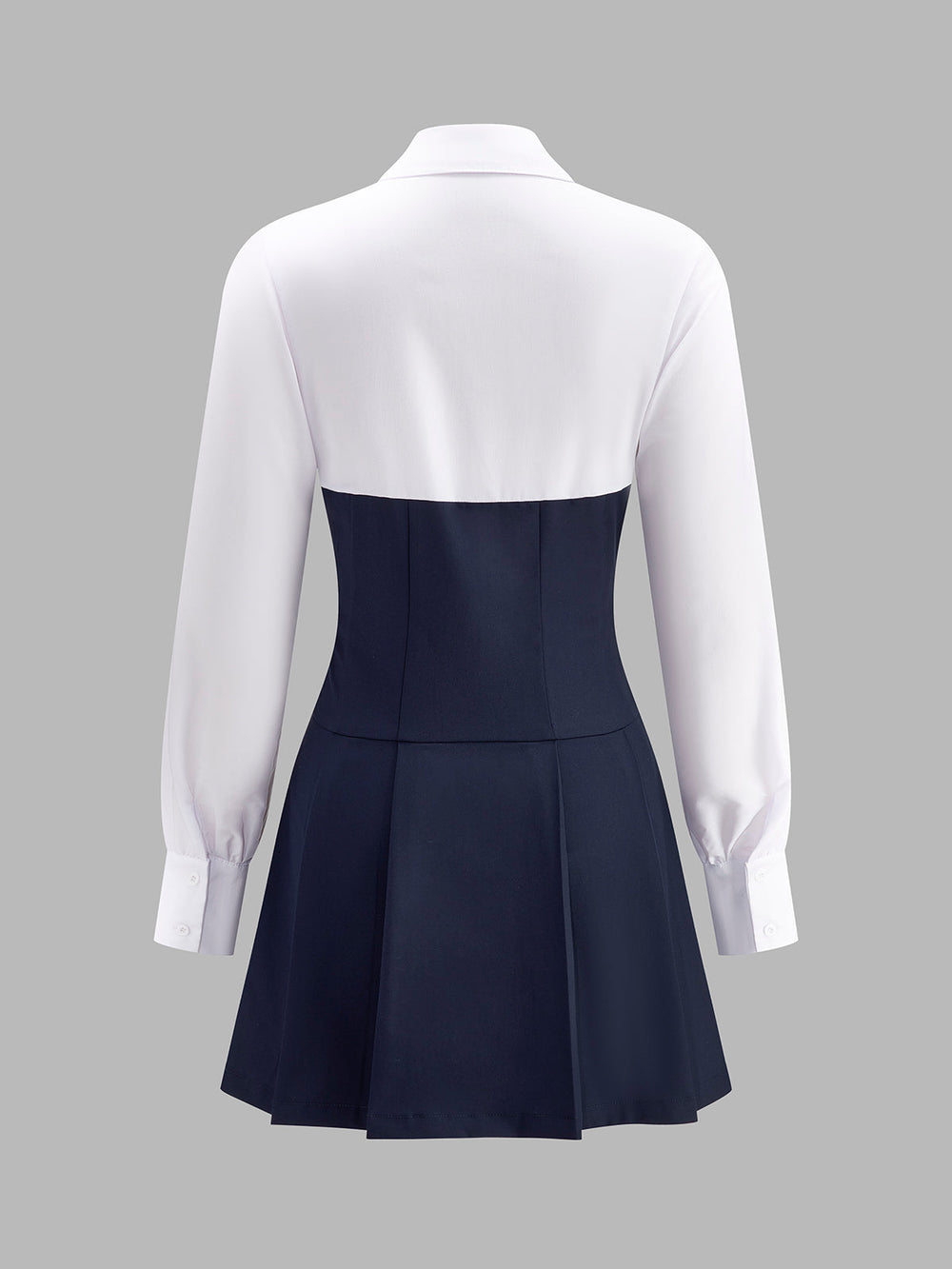 Plissiertes Polokleid