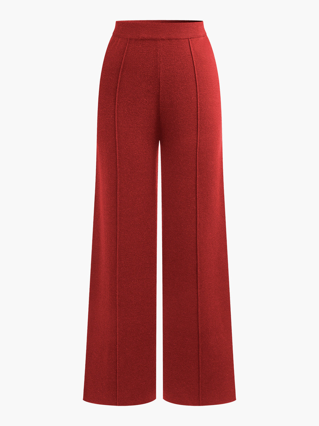 Wollmischung Hose mit Paspeln