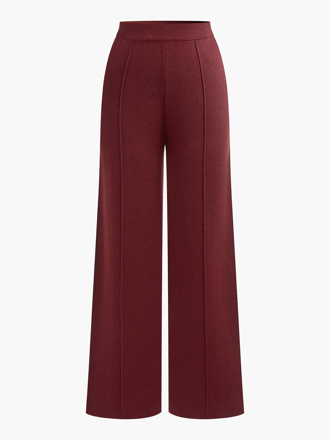 Wollmischung Hose mit Paspeln