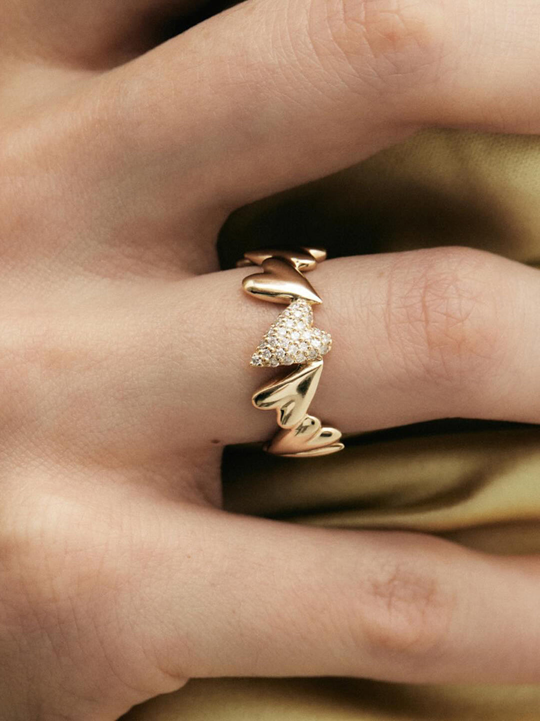 Romantik Herz Ring