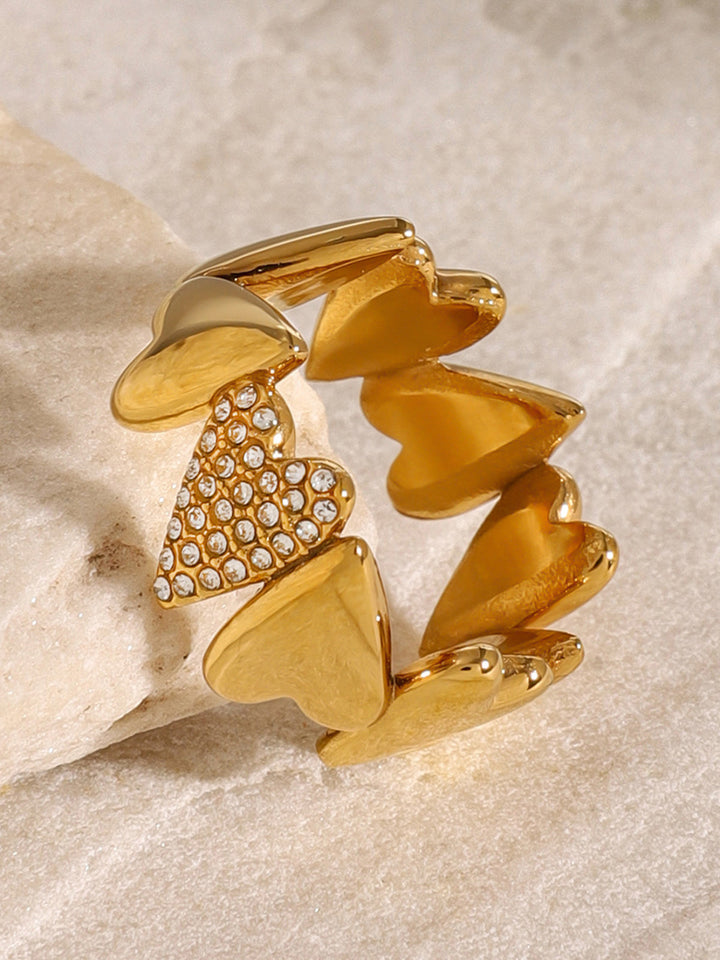 Romantik Herz Ring