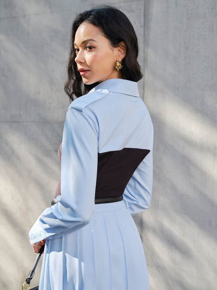 2-in-1 Skinny Panel Poloshirt