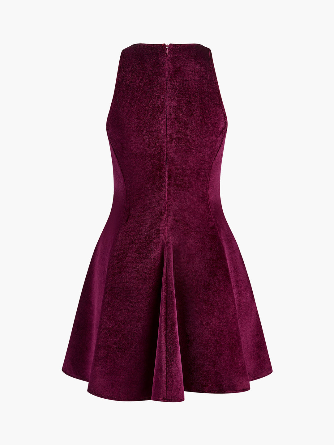 Samtkleid mit Reißverschluss Slim Tank Dress