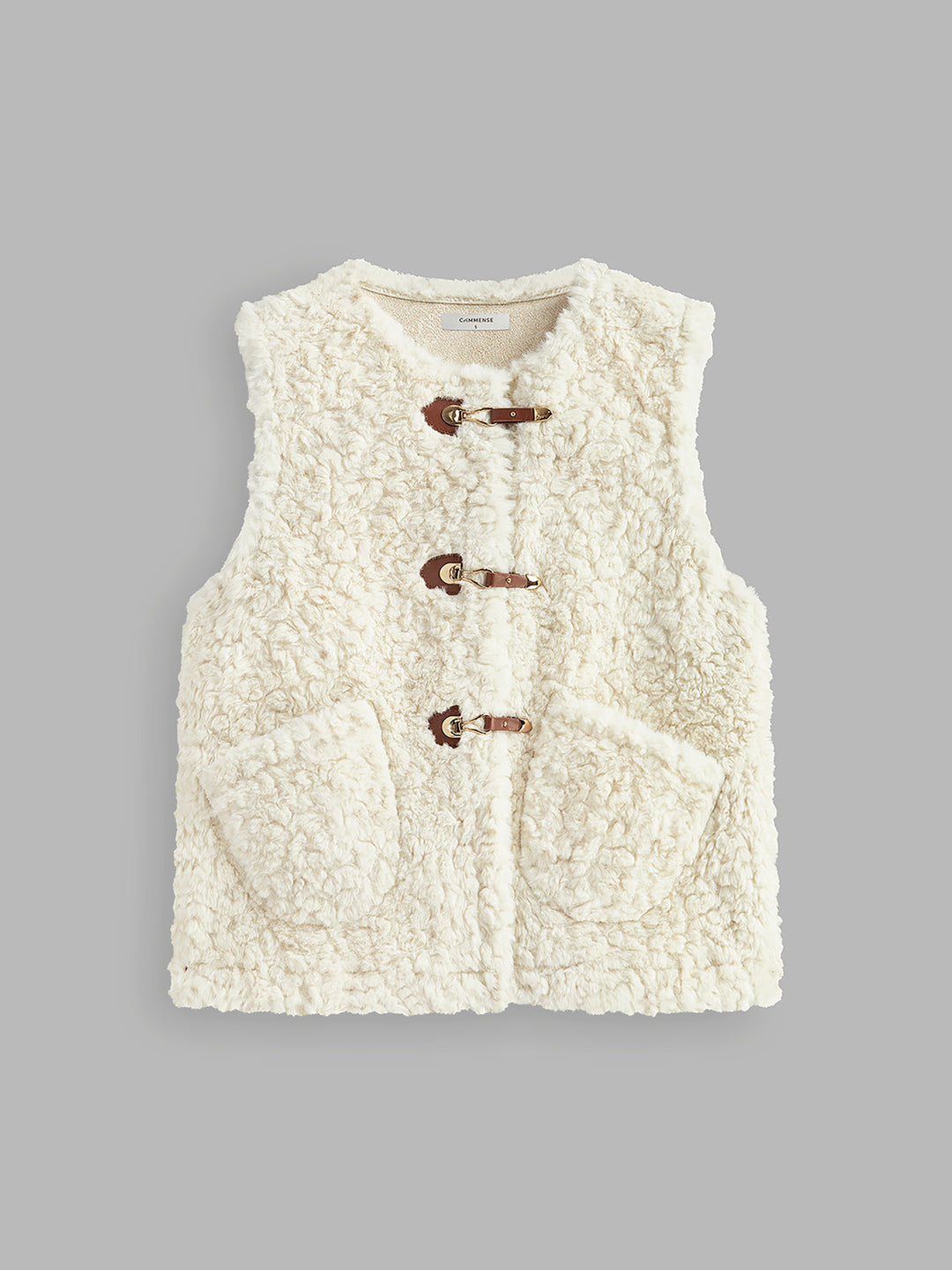 Fleece-Weste mit weichen Taschen