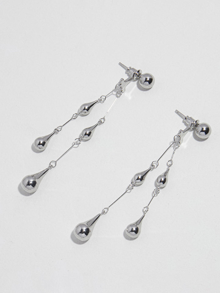 Wassertropfen Quaste Ohrstecker