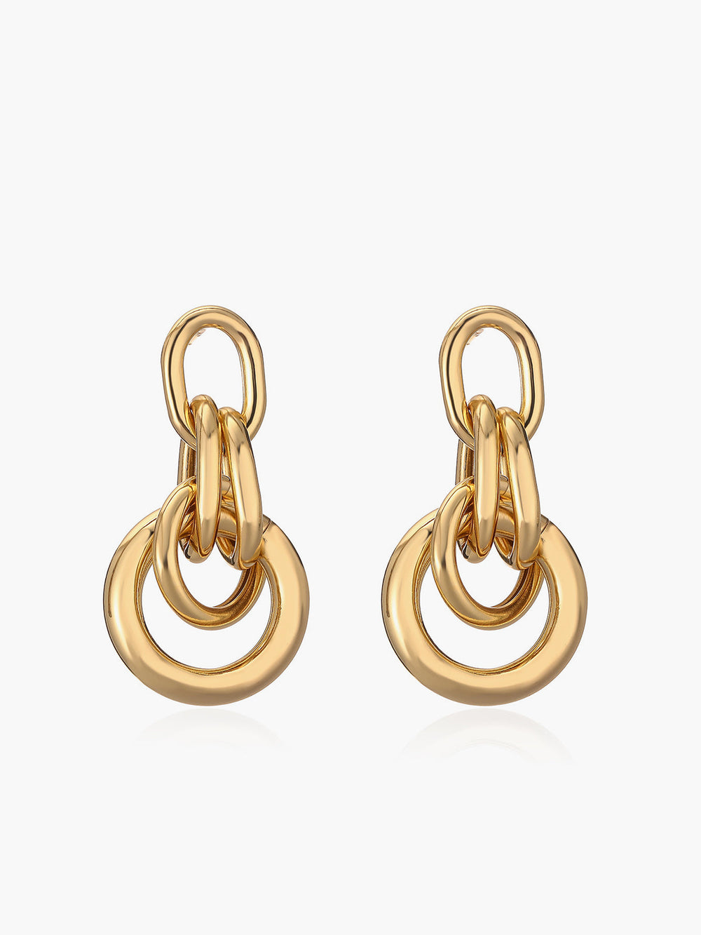 Knot Chunky Hoop Ohrringe