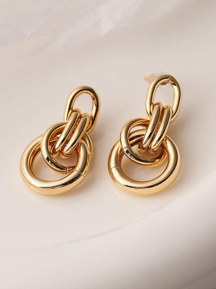 Knot Chunky Hoop Ohrringe