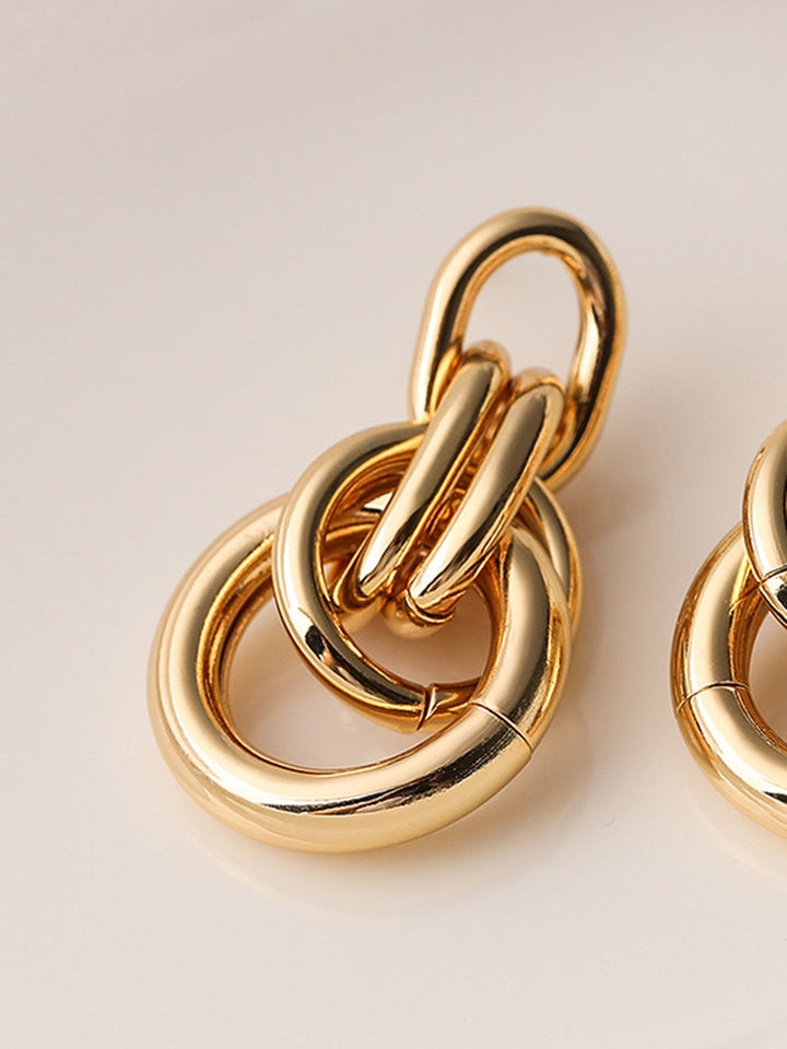 Knot Chunky Hoop Ohrringe