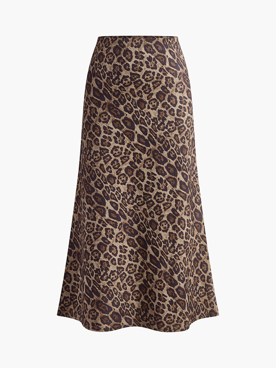 Mid-Taille Rock mit Leopardenmuster