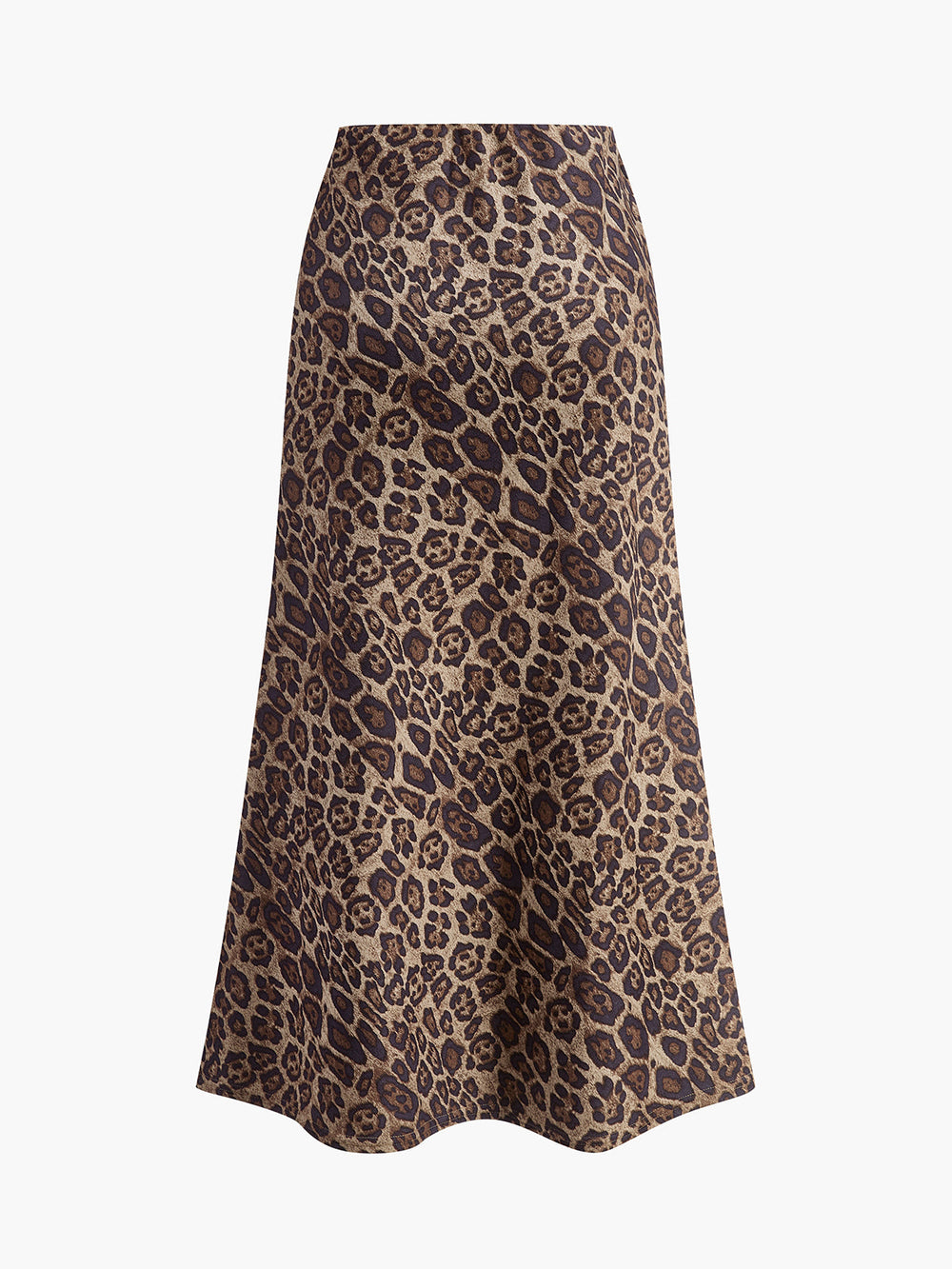 Mid-Taille Rock mit Leopardenmuster