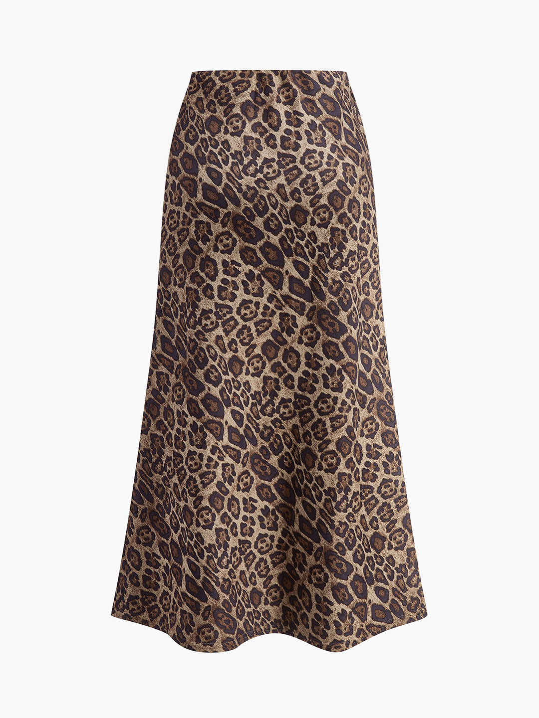 Mid-Taille Rock mit Leopardenmuster