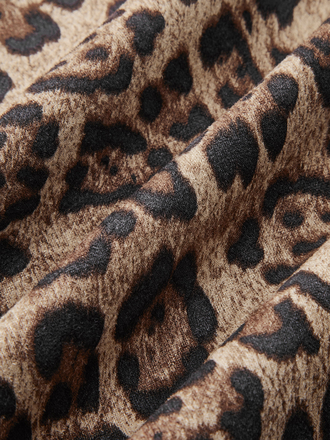 Mid-Taille Rock mit Leopardenmuster