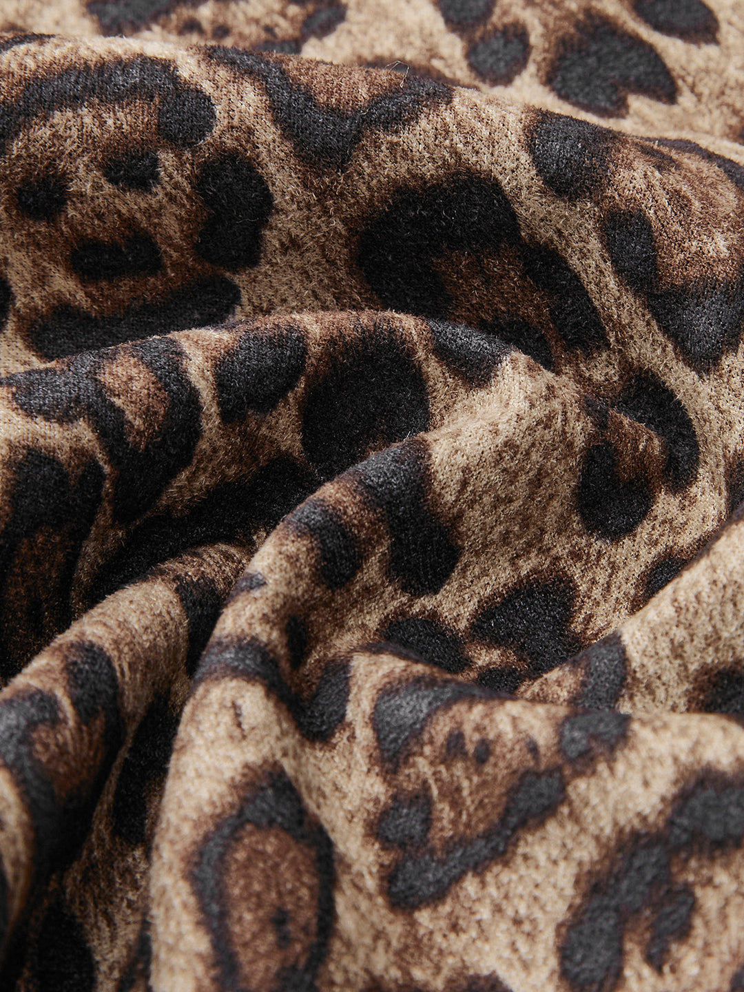 Mid-Taille Rock mit Leopardenmuster