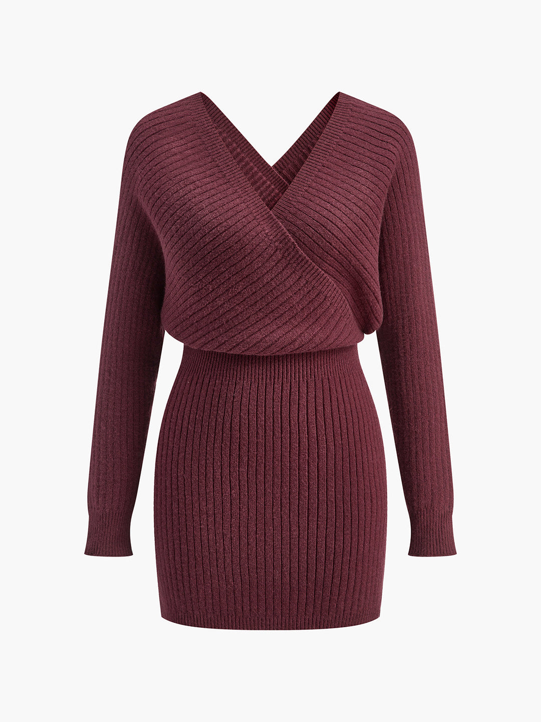 Criss Cross Cinched Pulloverkleid