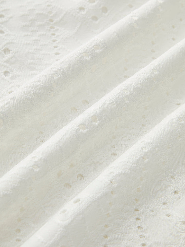 Halbtransparente Stehkragen-Skinny-Top mit seitlichen Falten