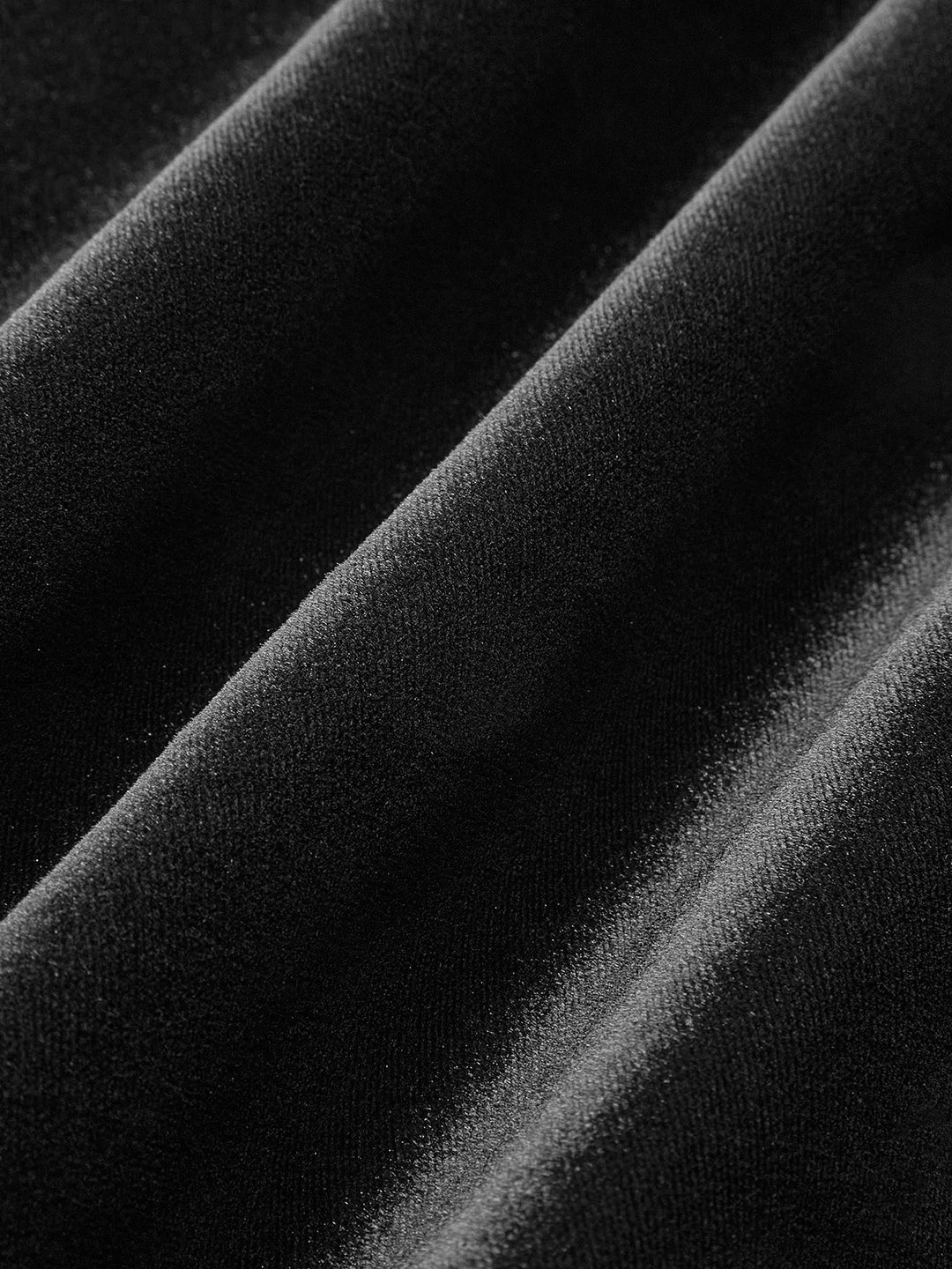 Rückenfreies Samtkleid mit Schleifchen-Detail