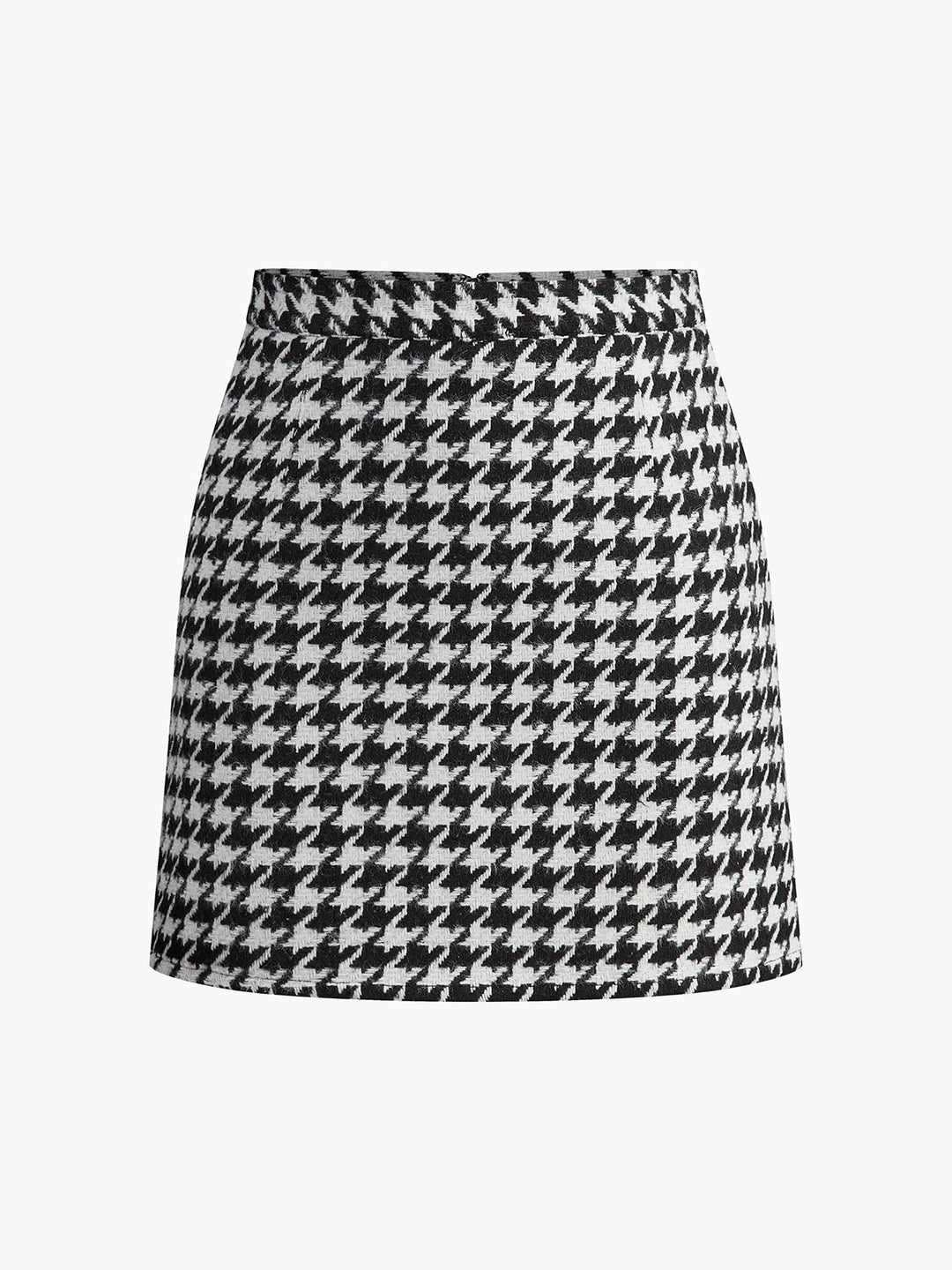 Plaid Tweed Minirock
