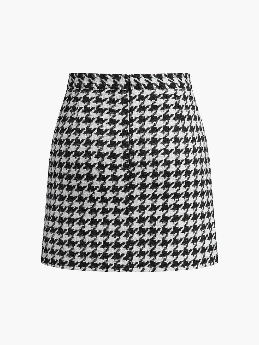 Plaid Tweed Minirock