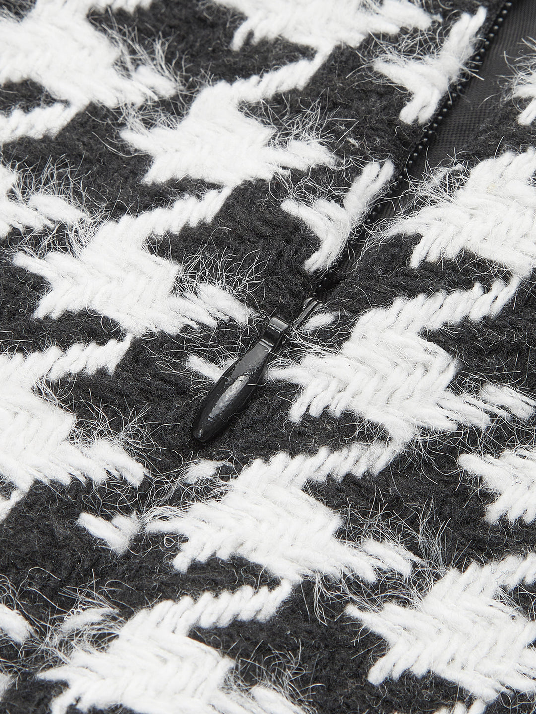 Plaid Tweed Minirock