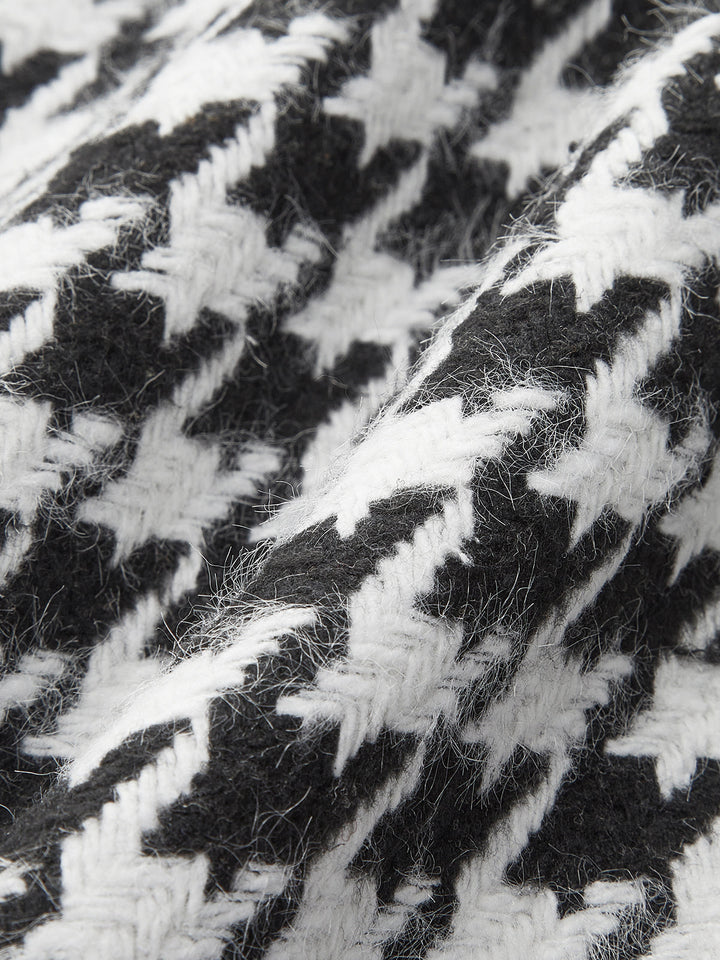Plaid Tweed Minirock
