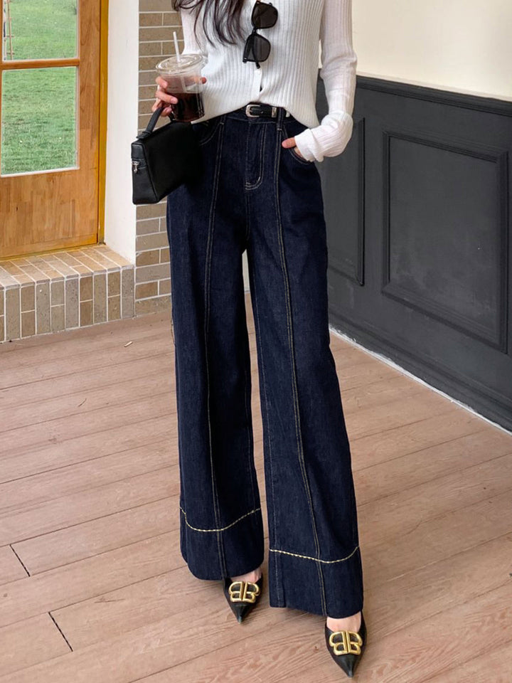 Weit geschnittene Jeans aus Denim