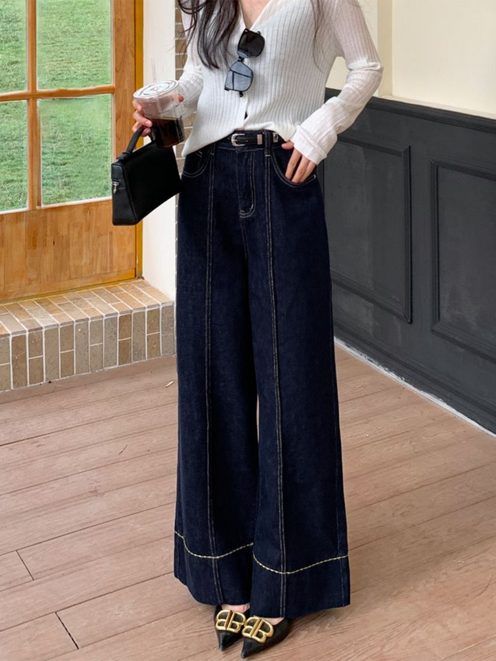 Weit geschnittene Jeans aus Denim