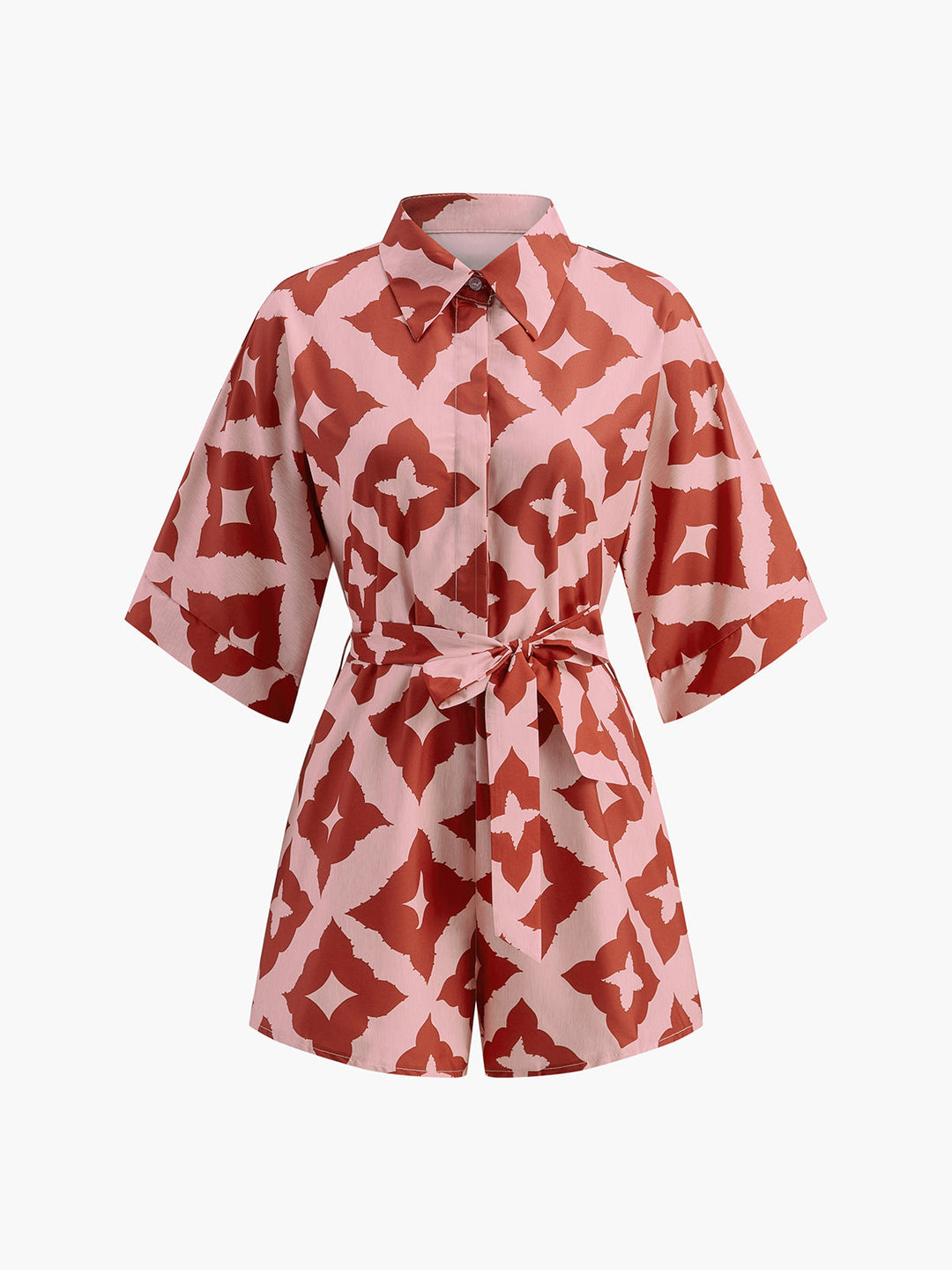 Blumenmuster-Jumpsuit mit Print
