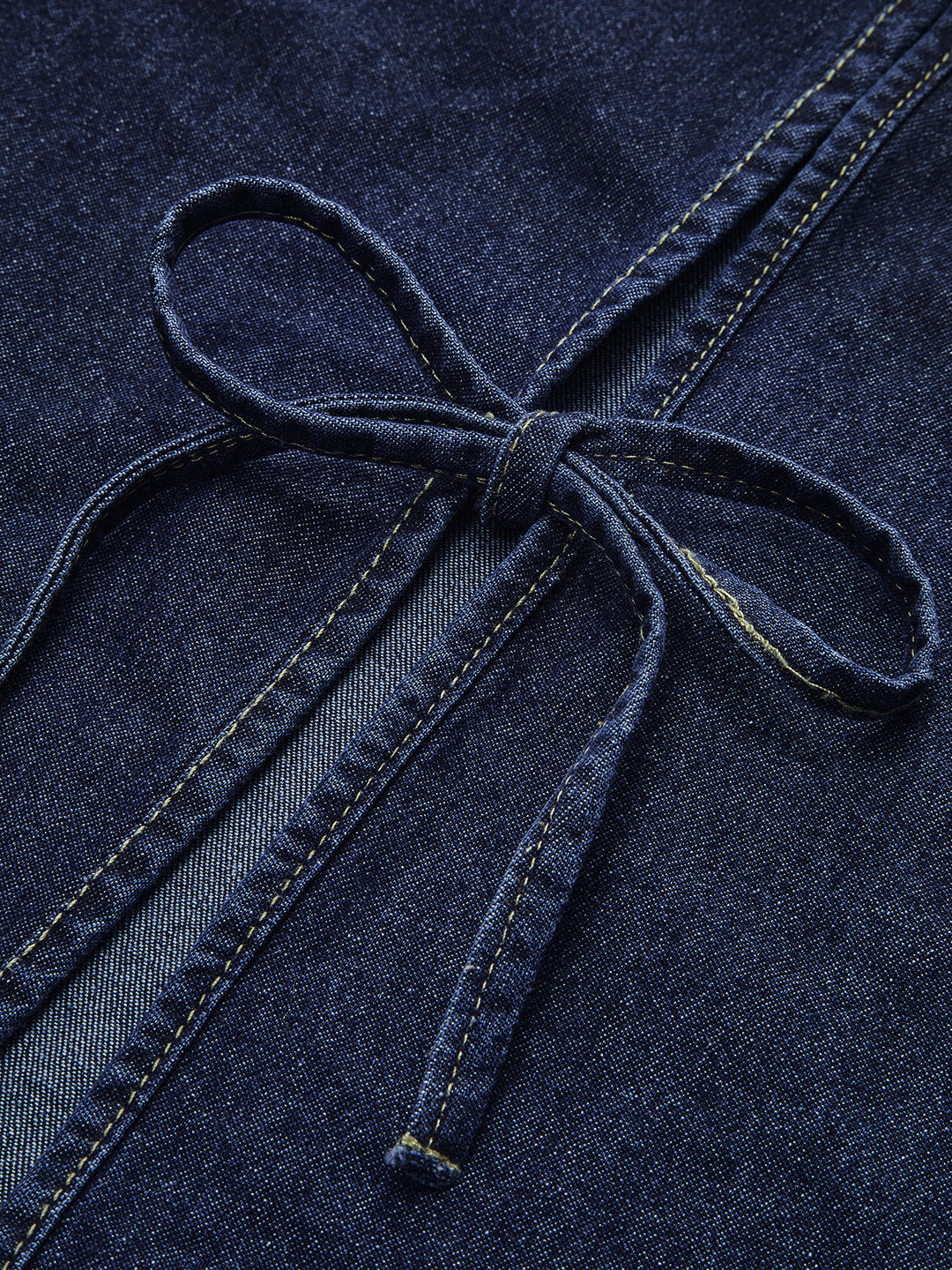 Denim Kordelzug Shorts Set