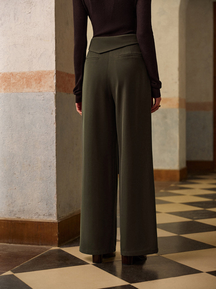 Mittelbund Hose mit Knoten