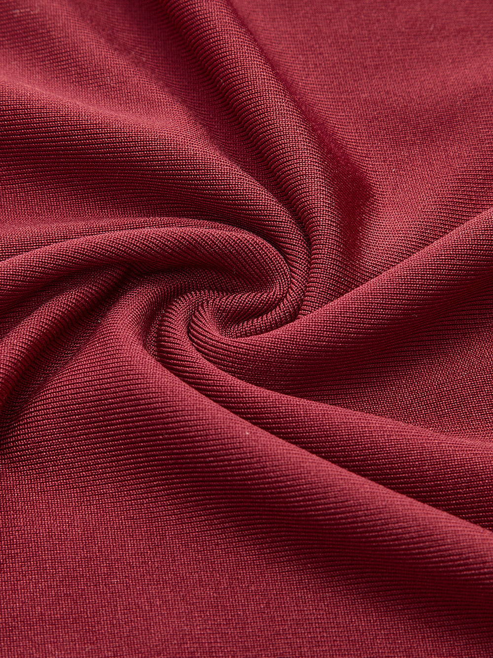 Gerüschtes Jersey Slim Langes Kleid