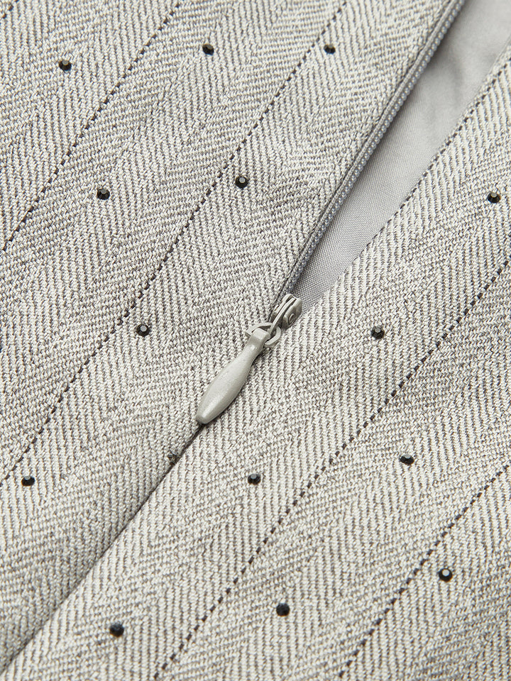 Kleid mit gerafftem Rücken und Neckholder