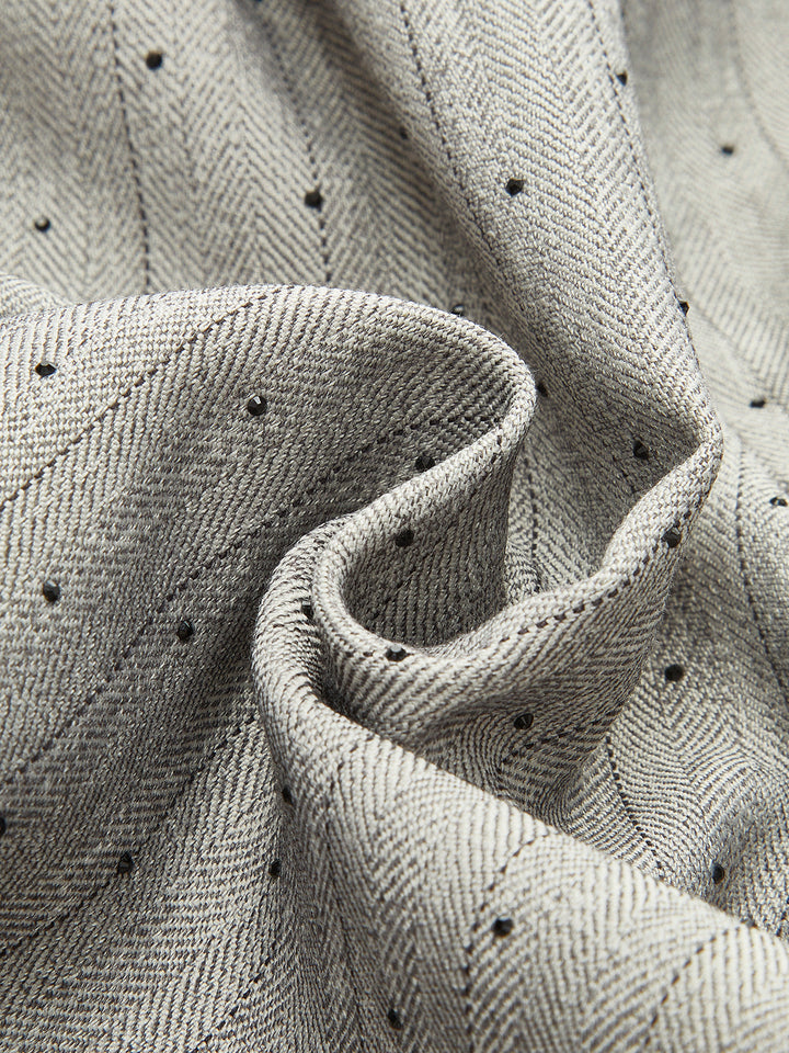 Kleid mit gerafftem Rücken und Neckholder