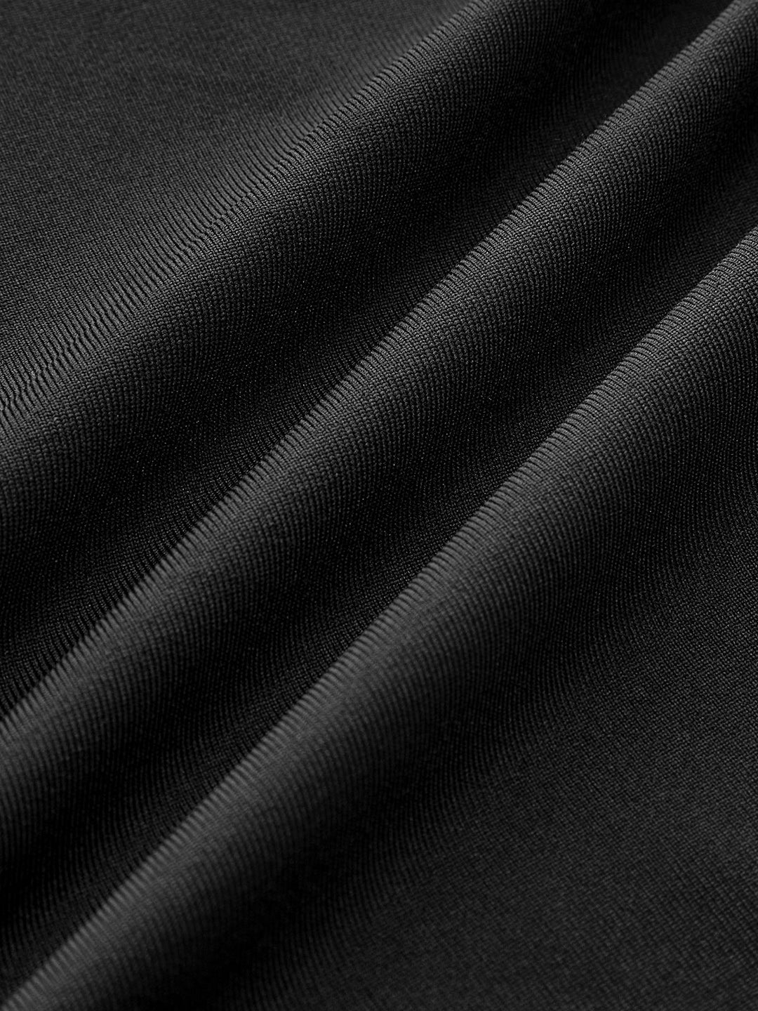 Spitzenbesetztes V-Ausschnitt-T-Shirt