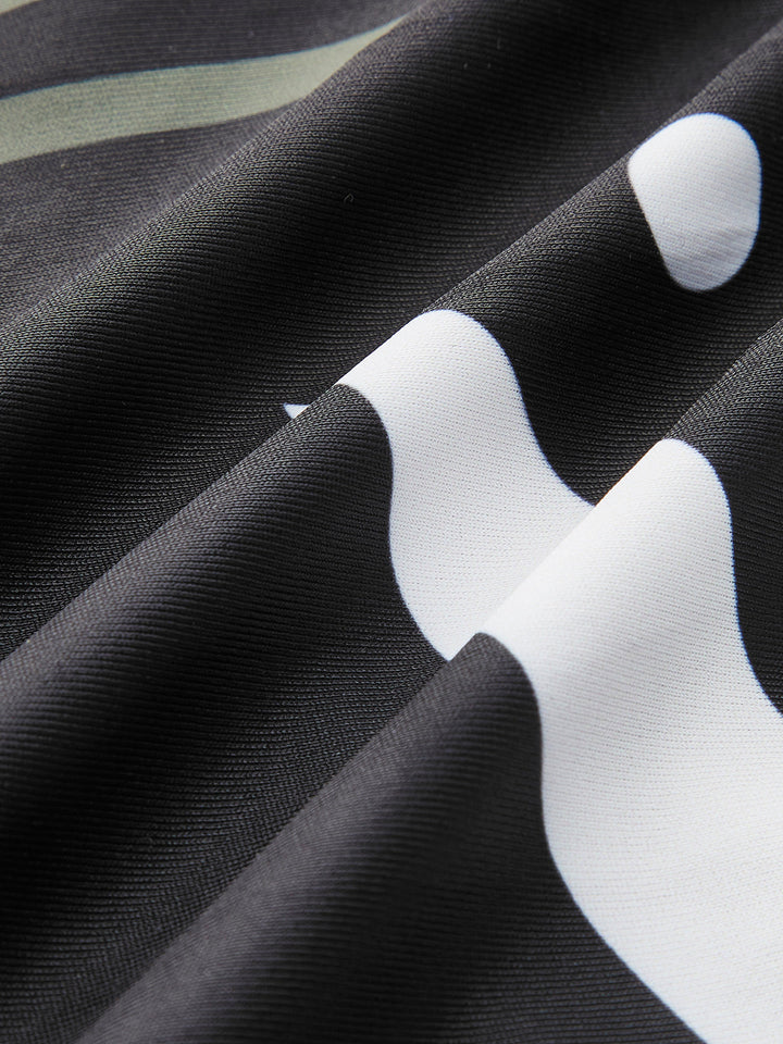 Halter Neck Geometrischer Badeanzug