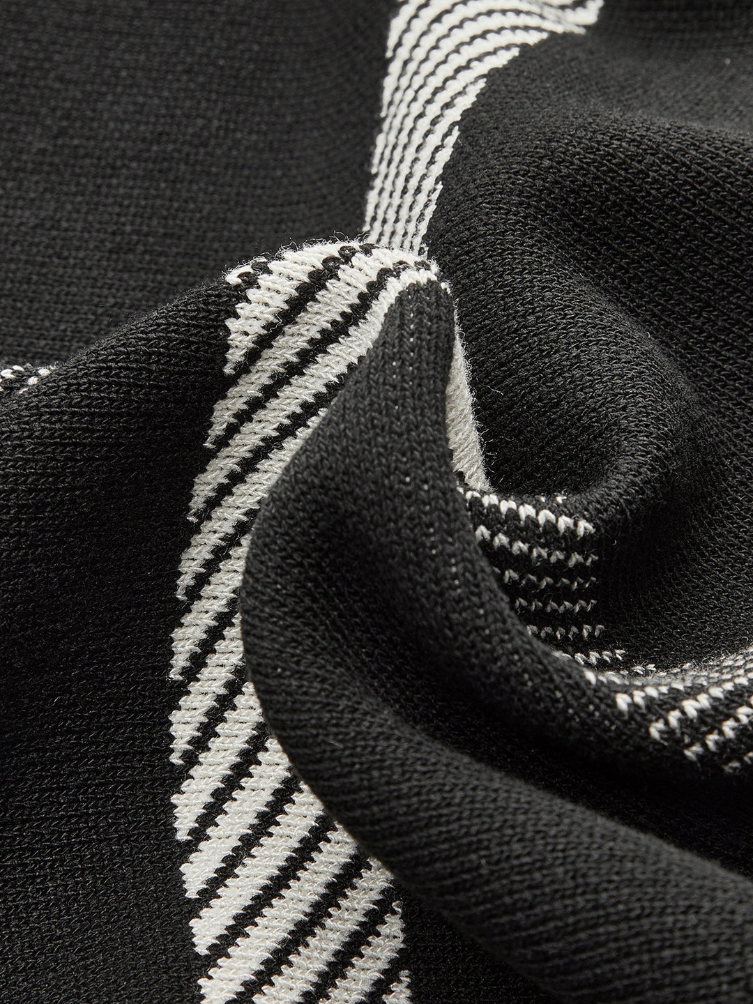 Retro Kariertes Strickkleid
