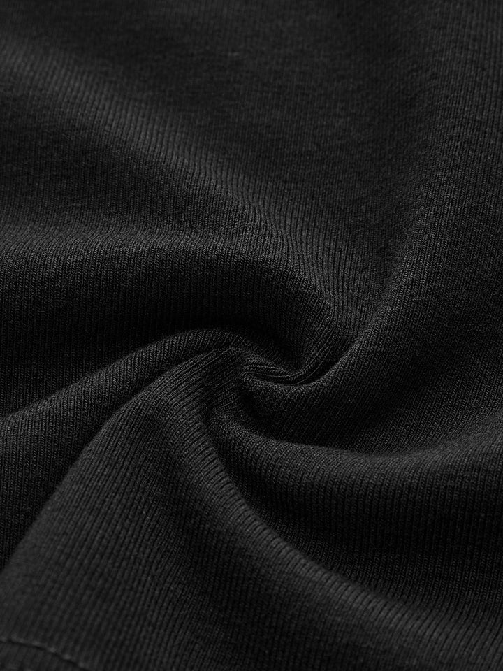V-Ausschnitt-Spitzenbesetztes Schlankes T-Shirt