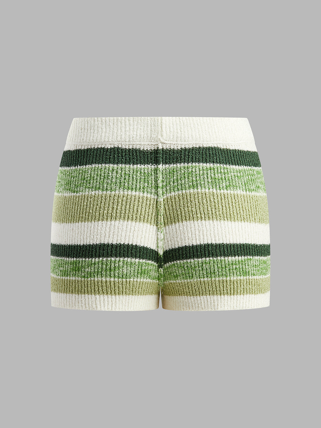 Gestreifte Strickshorts