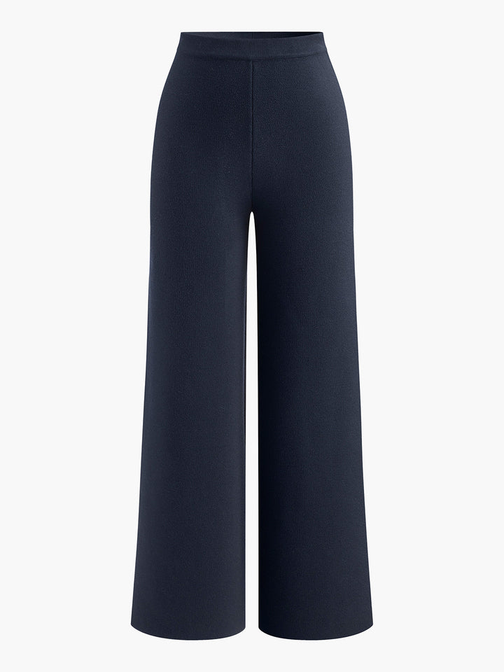 Leger Pullover-Hose mit elastischem Bund