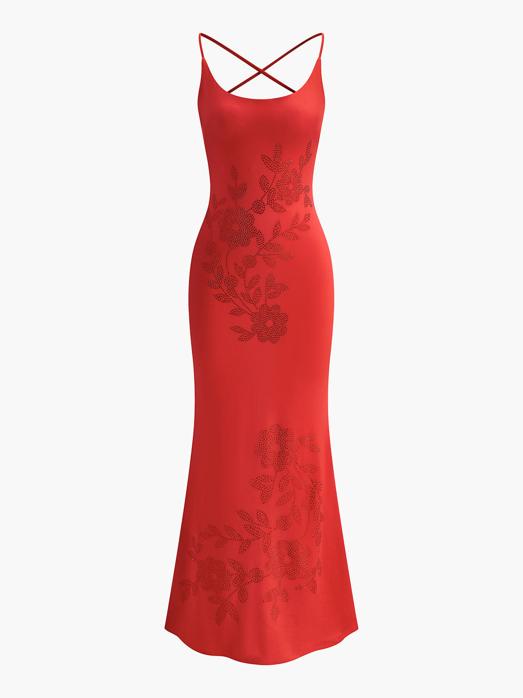 Ärmelloses Kleid mit gebundenem Rücken