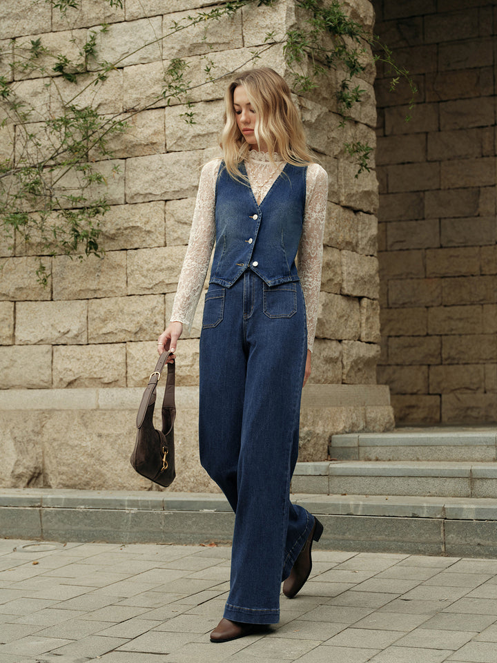 Denim Weste