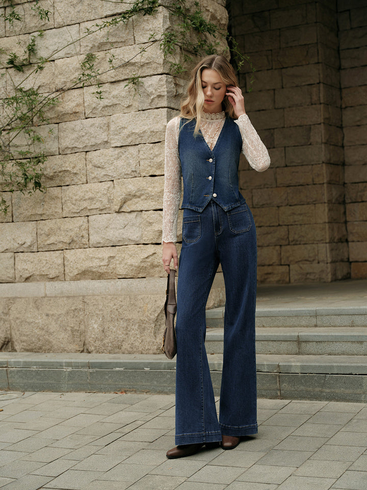 Denim Weste
